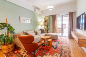 Stylish 2-Bedroom Apartment with Big Terrace at Pagrati